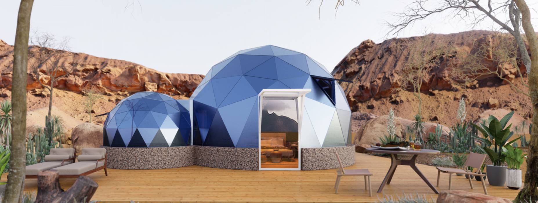 镇沅球形智能光伏玻璃星空房